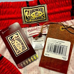 Medium NBA Toronto raptors classic fadeaway Swingman Shorts Raptors 1998